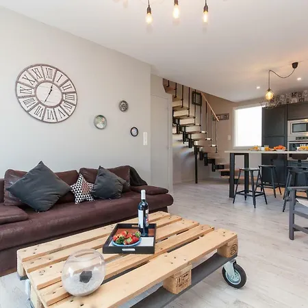 Loft 3 Pieces Duplex 3 Etoiles Calme Centre A 5 Mn Des Plages Et Palais
