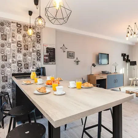 Apartment Loft 3 Pieces Duplex 3 Etoiles Calme Centre A 5 Mn Des Plages Et Palais